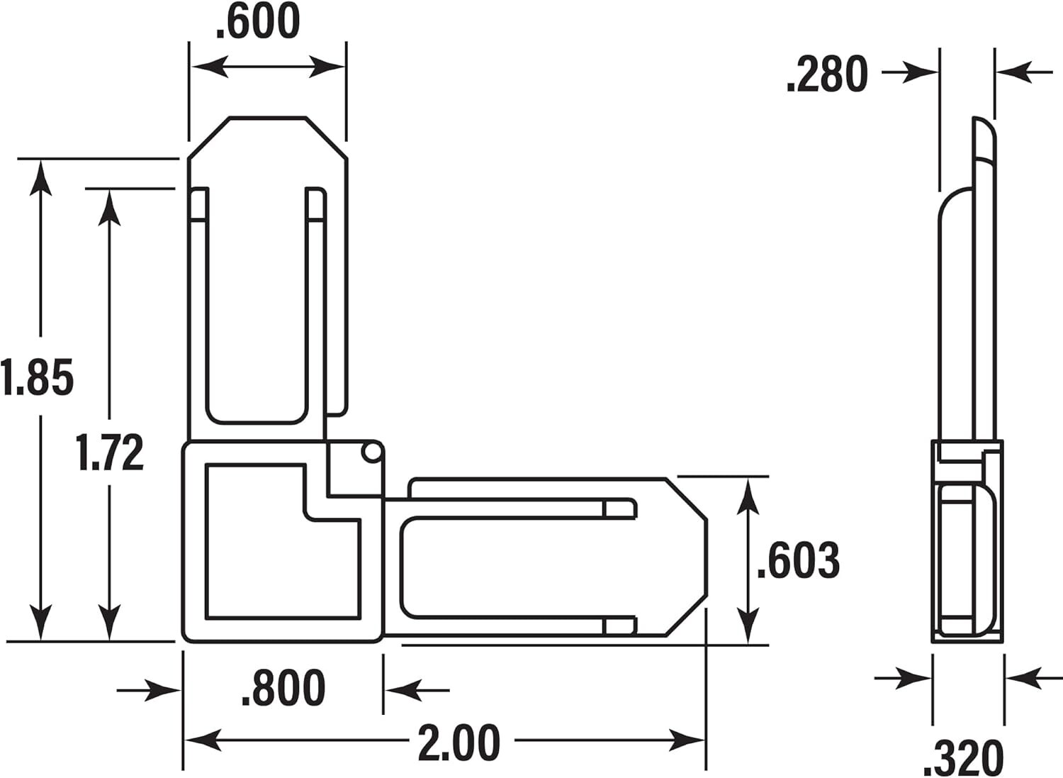 Convenient 50-Pack White Plastic Frame Corners - Easy Screen Installation