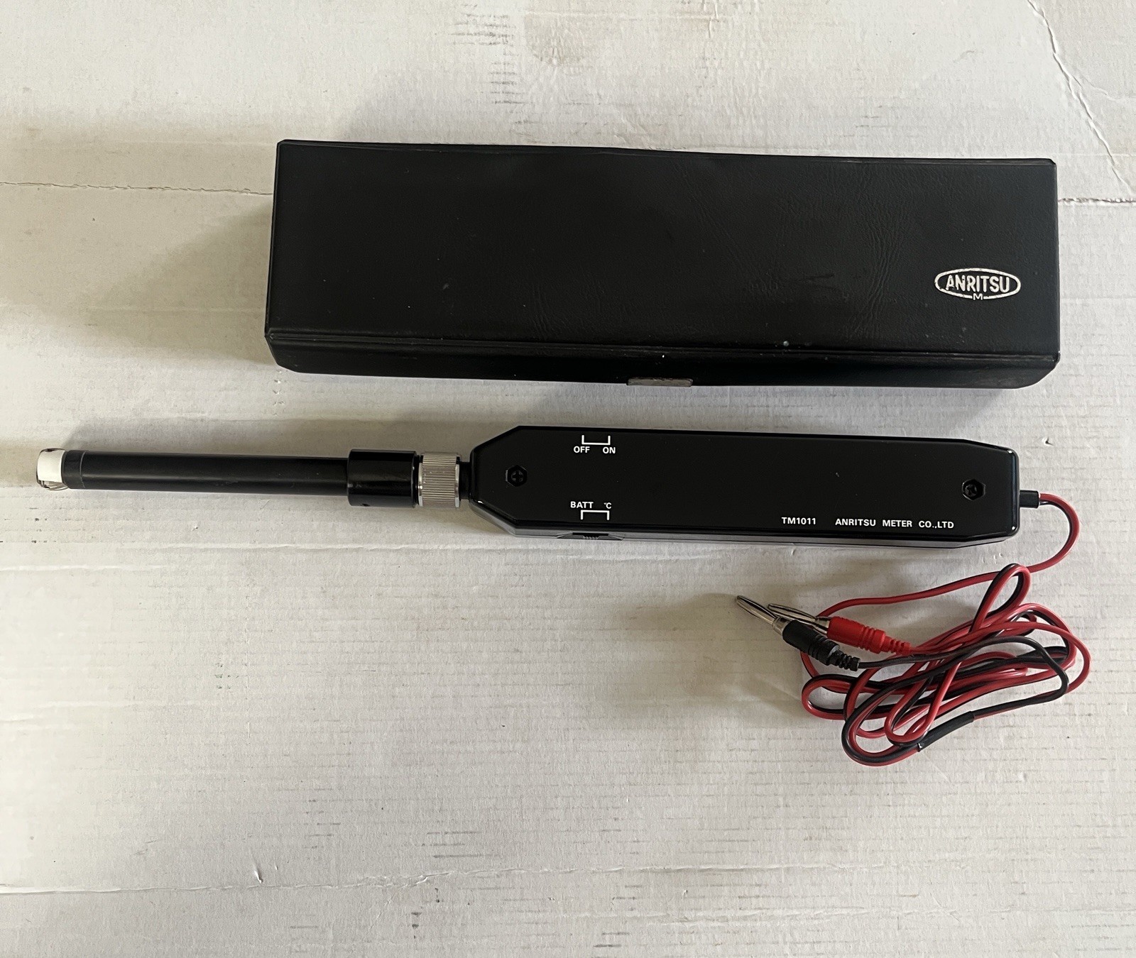 Anritsu Meter TM1011 Temperature Probe w/case