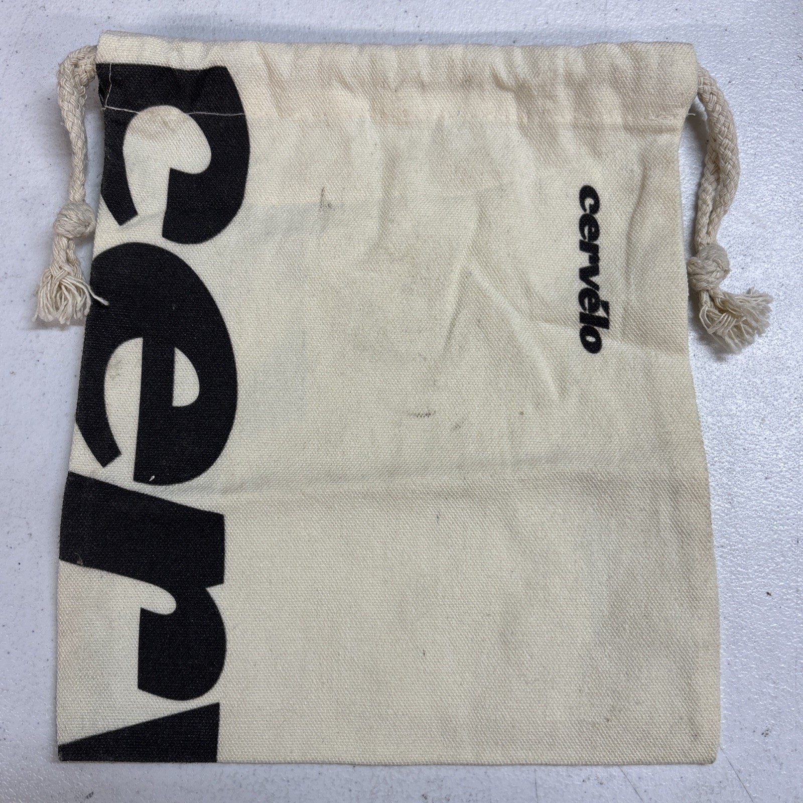 Cervelo Canvas Drawstring Bag 8.5 x 9.5 in Small Parts Bag