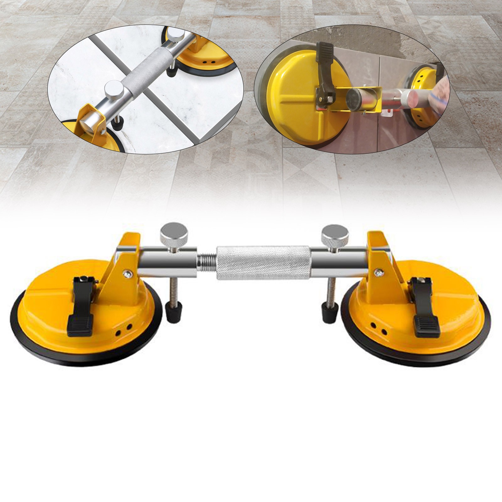Tile Leveling Tool Stone Countertop Install Vacuum Suction Cup for Builder