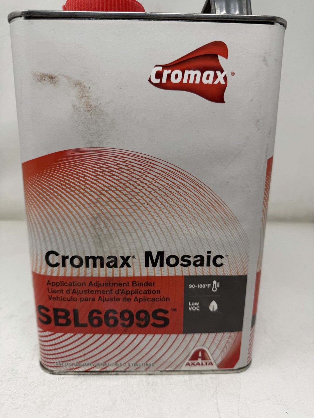 Axalta Cromax DuPont Mosaic SBL6665S Application Adjustment Binder Mixing Gallon
