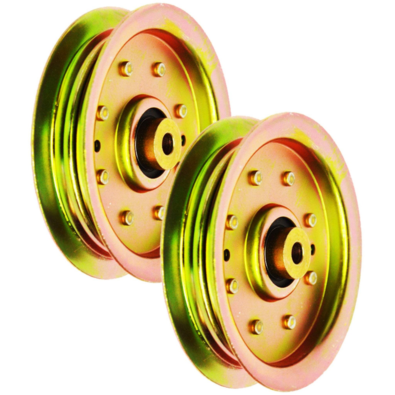2PK Idler Pulley Fits Cub Cadet 38" 42" 46" 54" Tractors 756-04129 956-04129