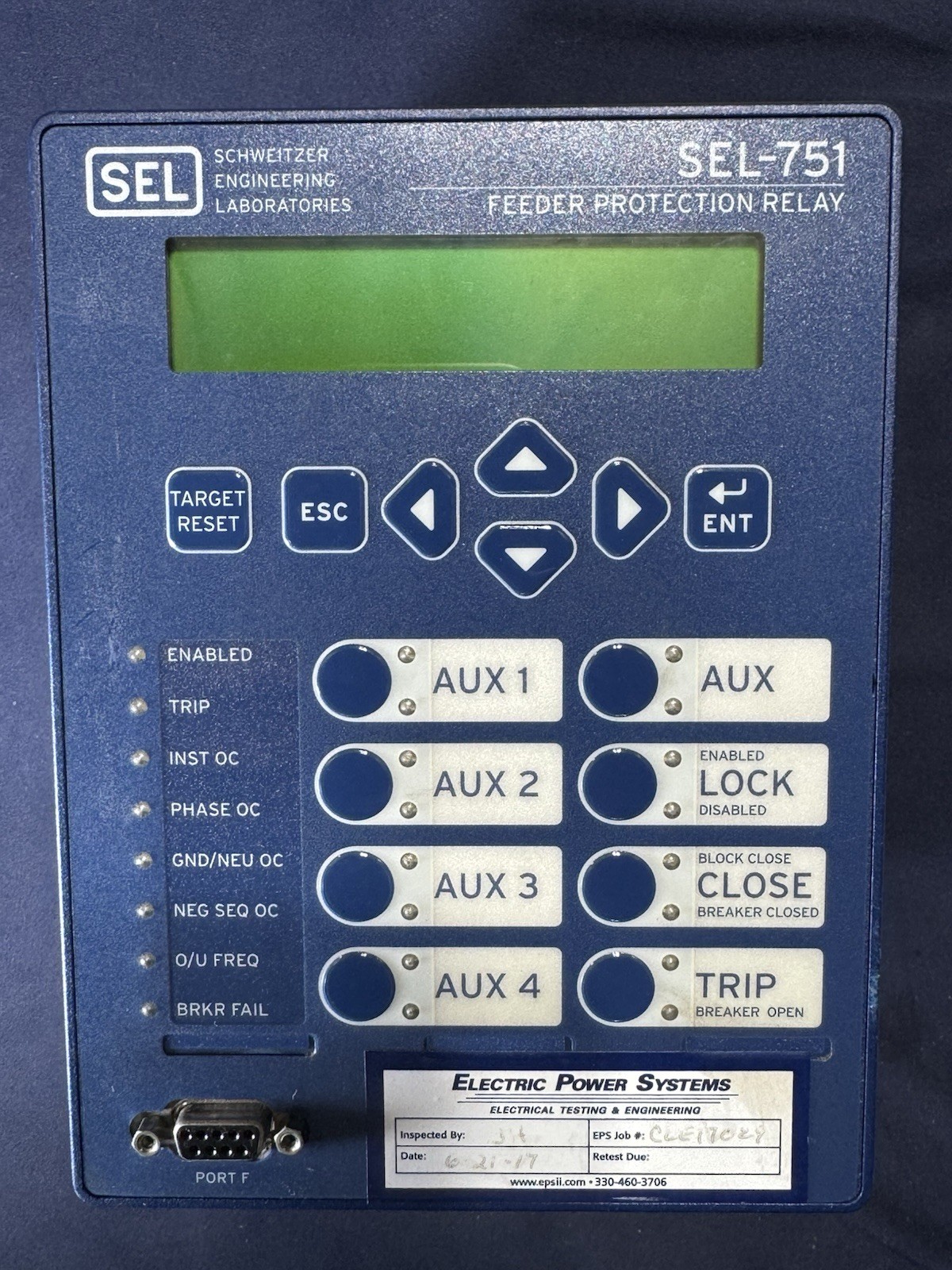 Schweitzer SEL751 Feeder Protection Relay