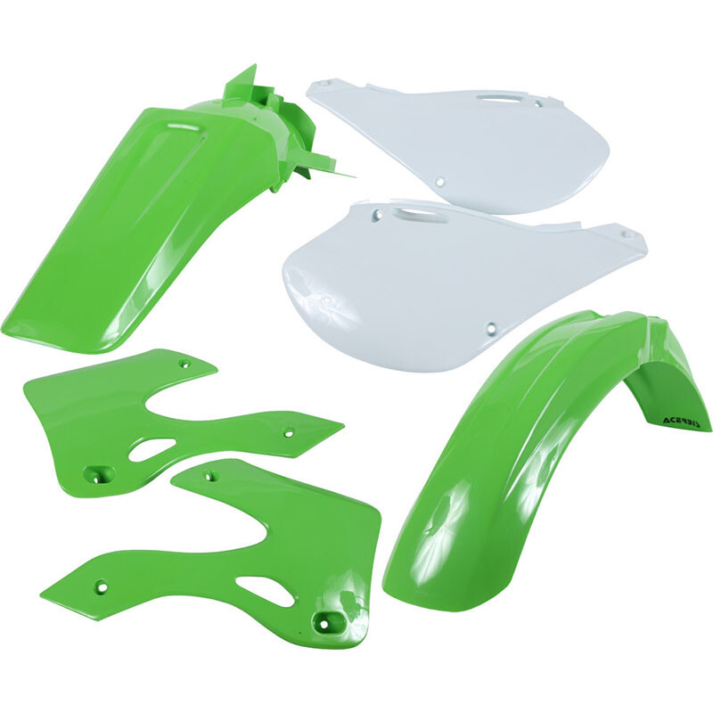 ACERBIS  PLASTIC KIT GREEN Kawasaki KX250 1999-2002 Kawasaki KX125 1999-2002