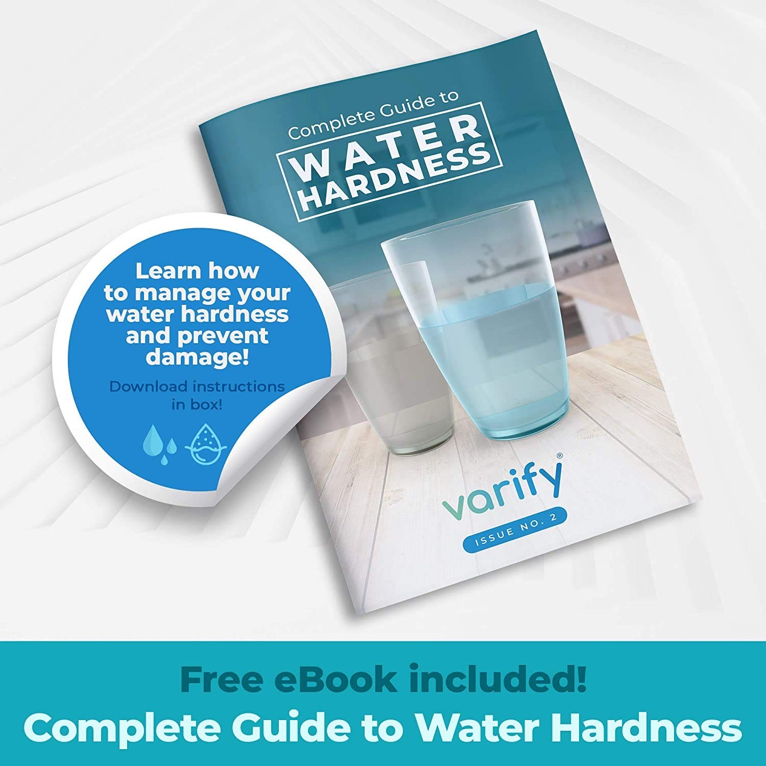 Water Hardness Testing Kit - 150 Strips for Home, Drinking, Pool, Spa & More