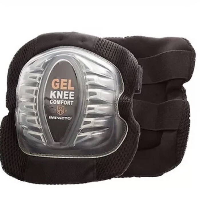 4x Impact 864-00 Knee Pads, Gel, Raised Cover Pair