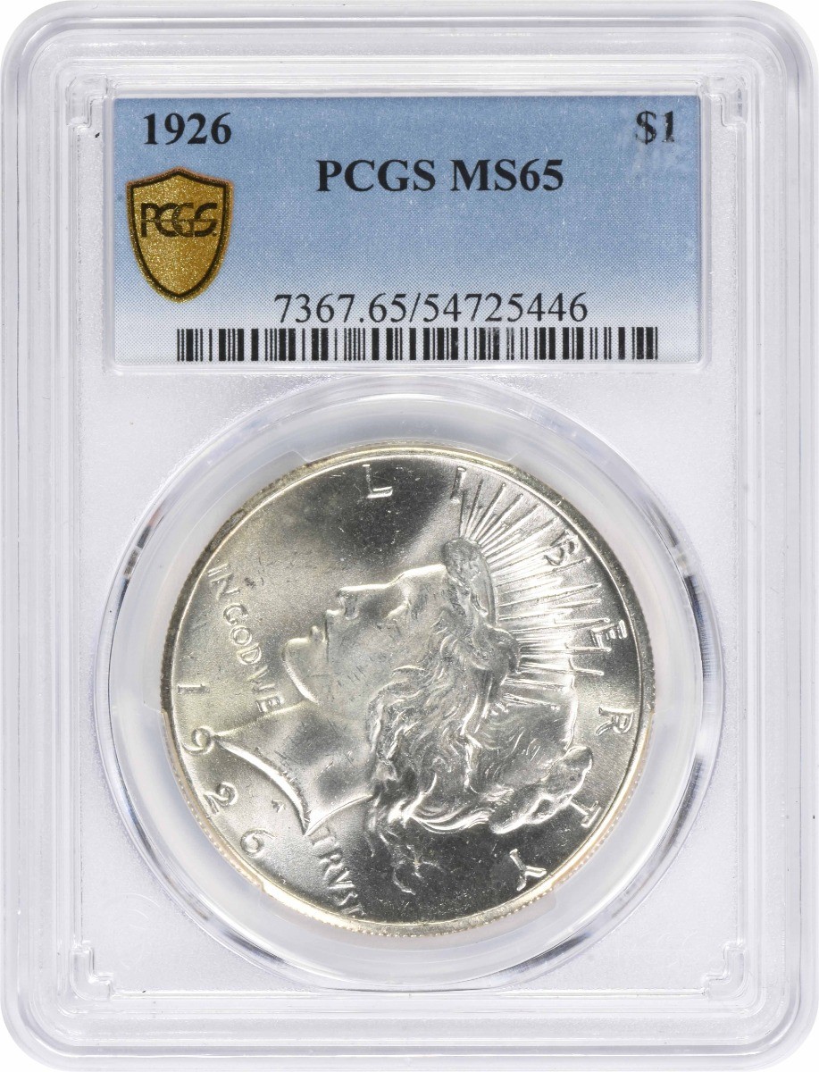 1926 Peace Silver Dollar MS65 PCGS