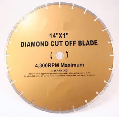 14" Diamond Cut Off Saw Blade Tool for Stone Concrete