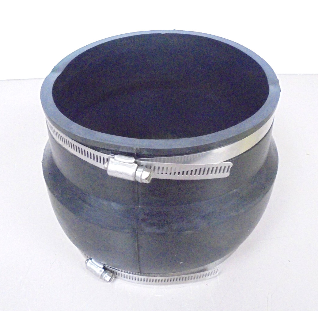 Fernco 6x6 Flexible Rubber Pipe Coupling Connects 6" Clay to 6" PVC or Cast Iron