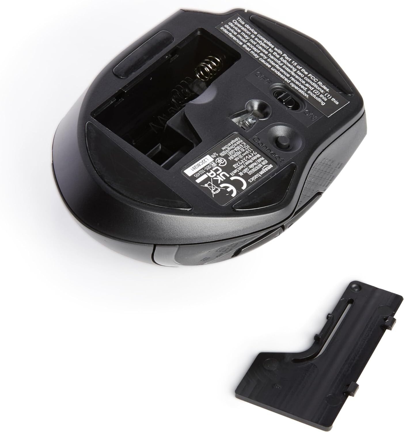 Amazon Basics Ergonomic 2.4 Ghz Wireless Optical PC Mouse DPI Adjustable Black($
