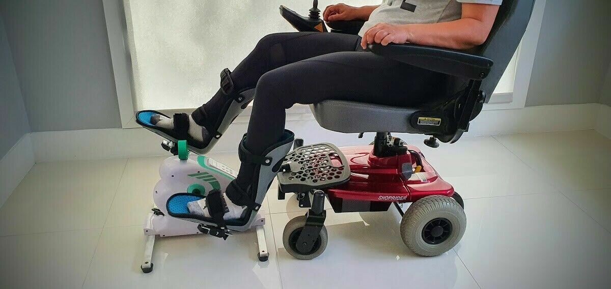 Leg braces for Motorized Exercise bike for the Disabled and elderly -Free size