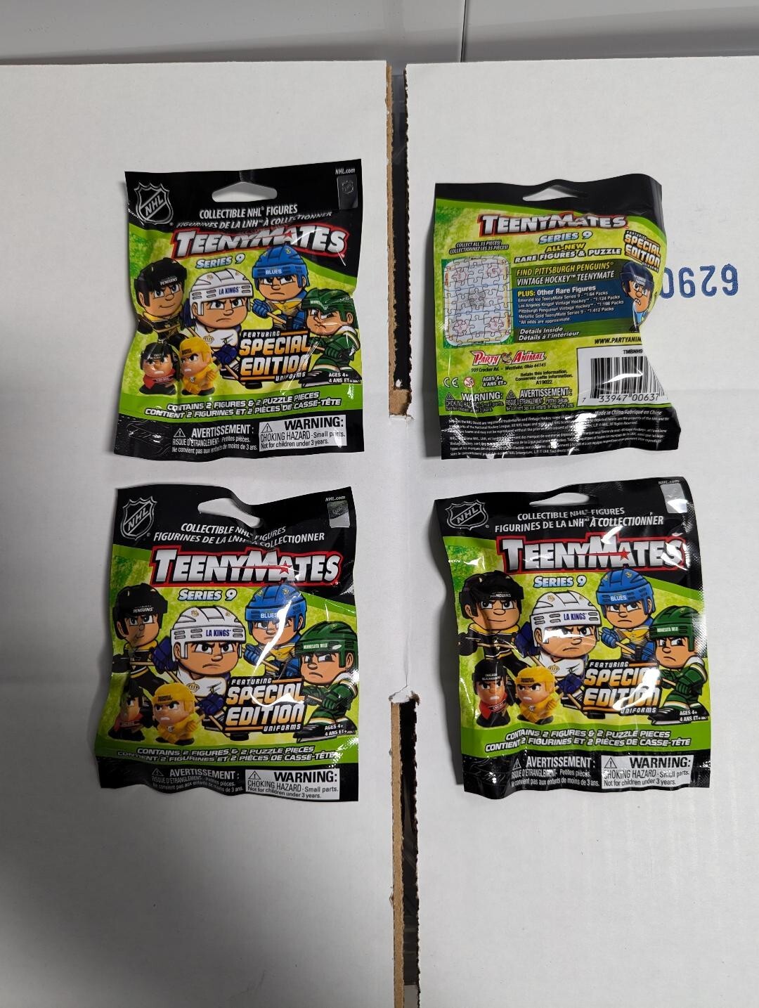 NHL Teenymates 4  New, Unopend Packs Series 9