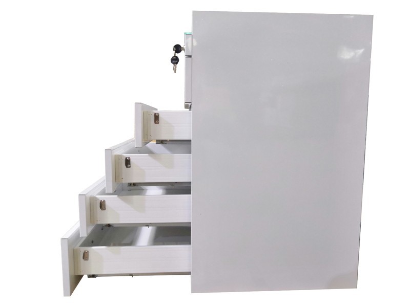 Five Drawers Office Assistant's Mobile storage Cabinet with Two Partition Trays