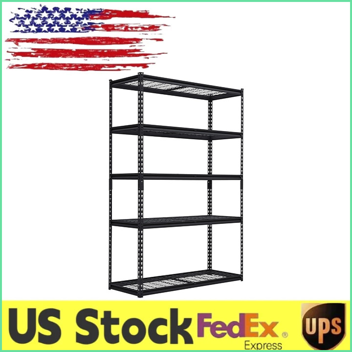 Garage Shelving, 5-Tier Heavy Duty Garage Shelving, 60 in L x 24 in W x 78 in H
