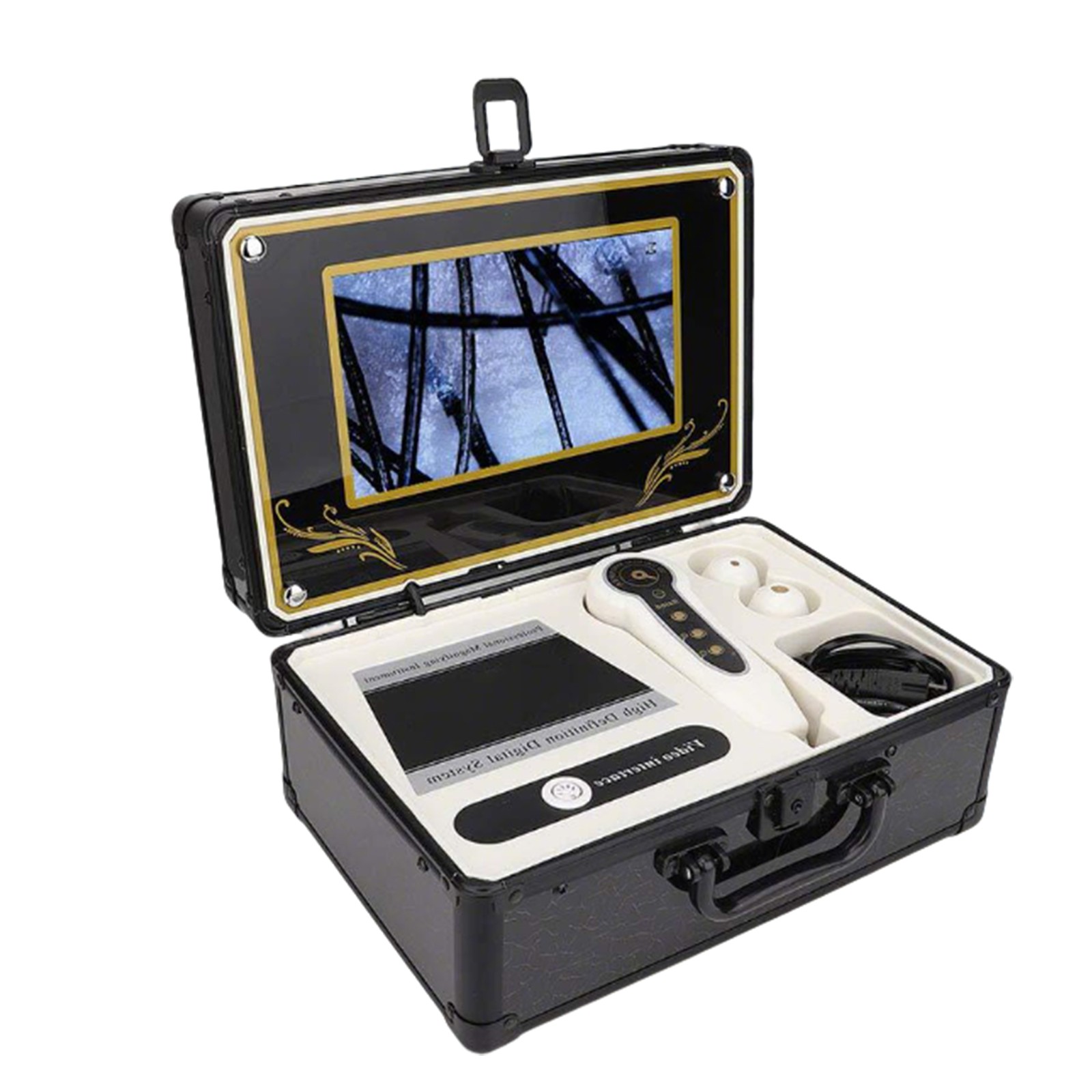 Professional 50X 200X Skin Hair Scalp Detector Analyzer Microscope Skin Care H9u