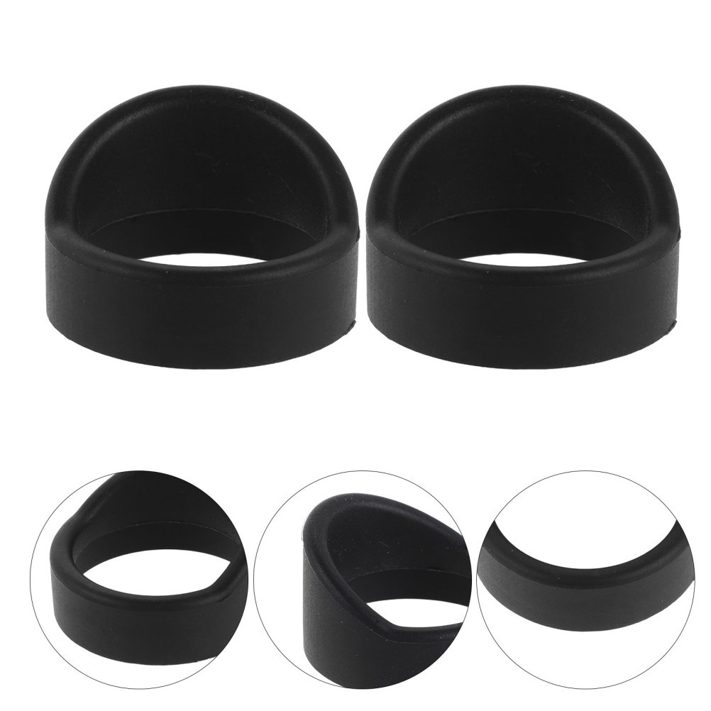 2 PCS Binocular Eyepiece for Telescope Microscope Rubber Protectors
