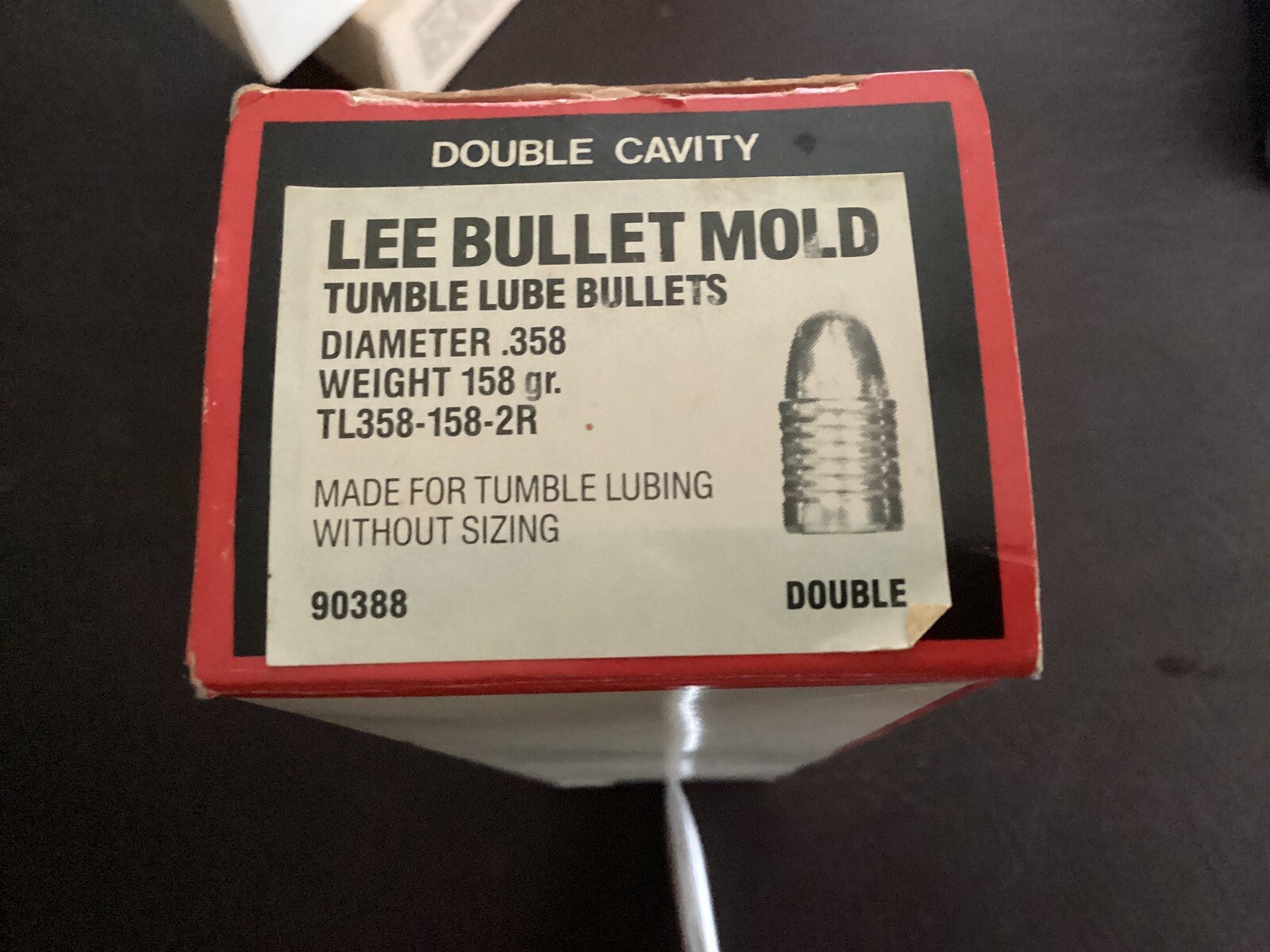 Lee  2-Cavity Bullet Mold 38 Special/357 Mag/38 Colt New Police/38 S&W 358-158
