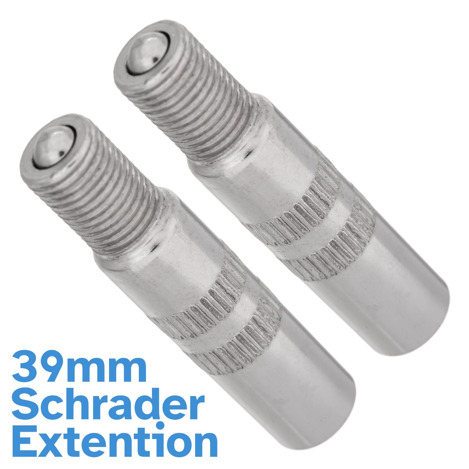 2pcs 39mm Schrader Valve Extension Tube Bicycle Car Accessory Tyre Adapter Part