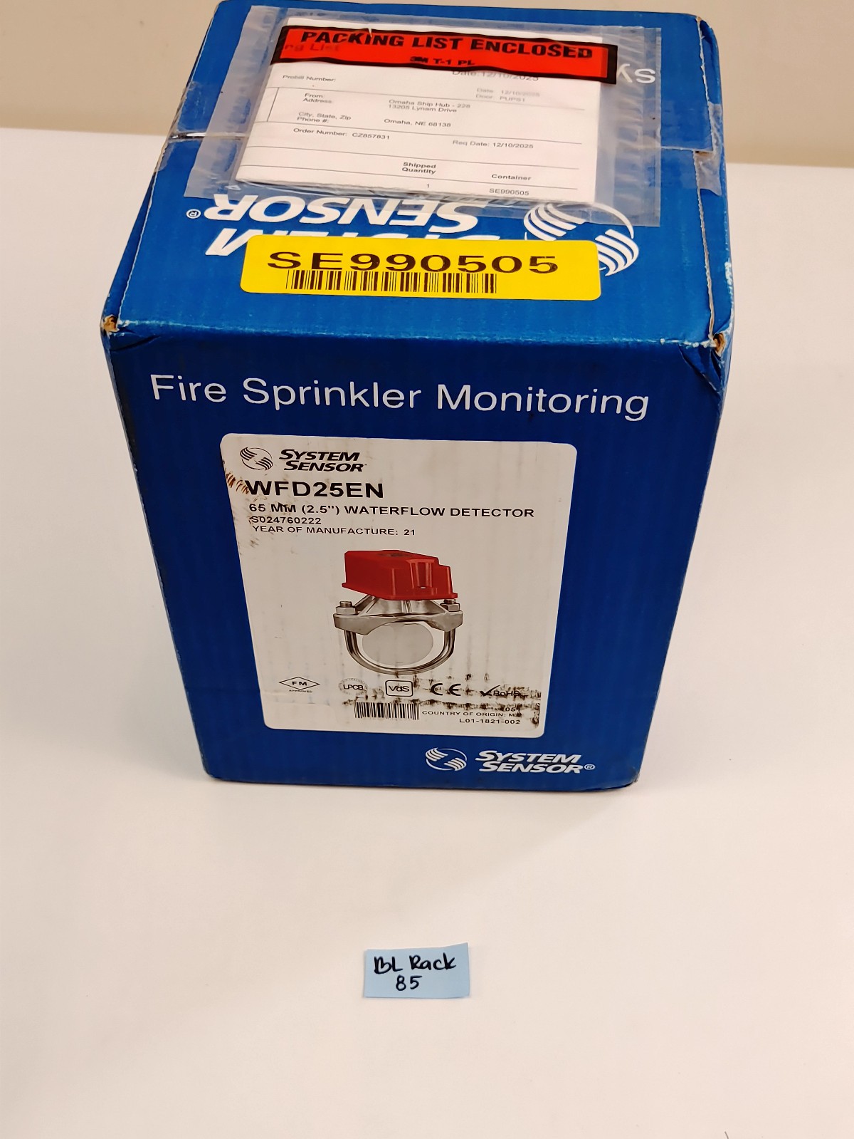System Sensor WFD25EN Waterflow Detector