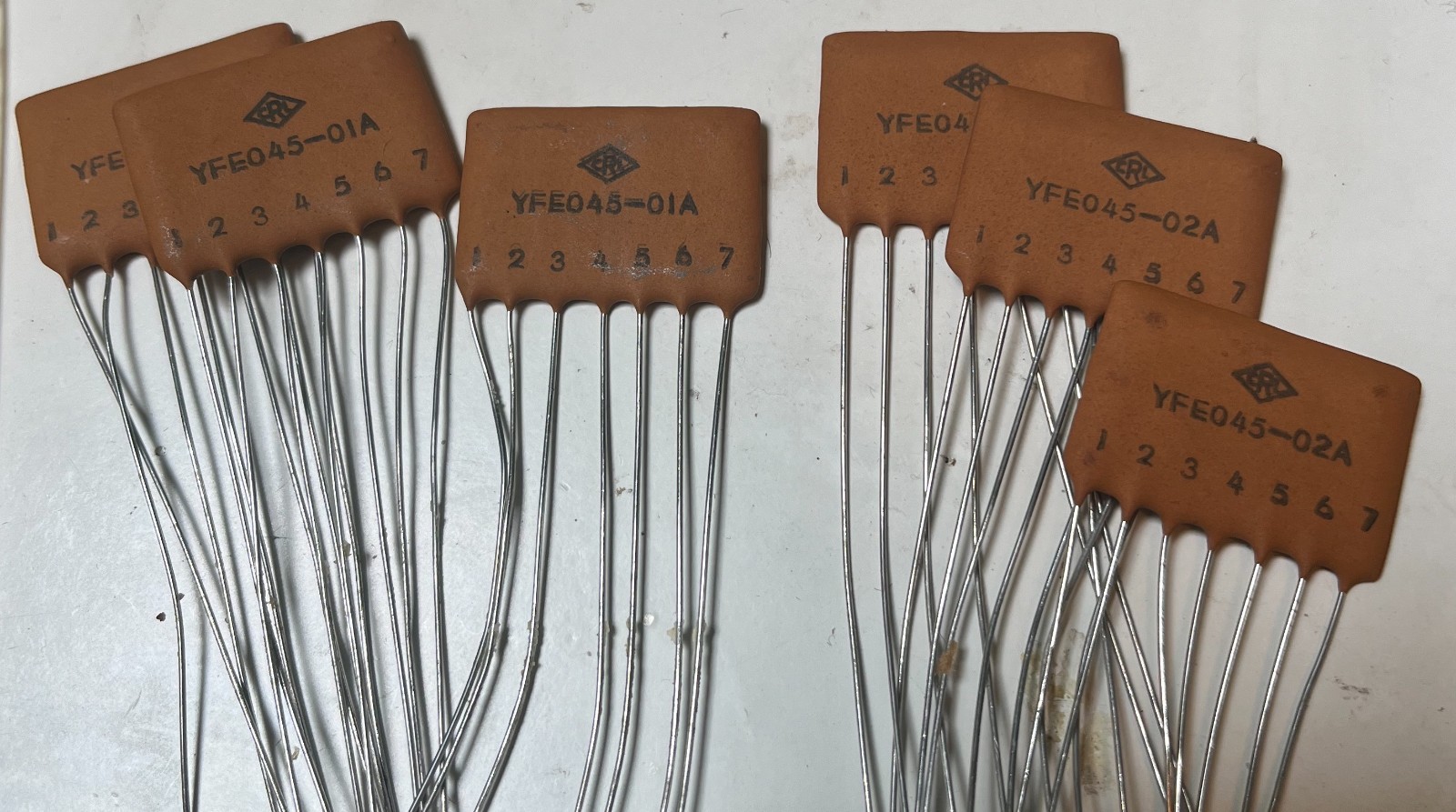 6 pcs Centralab Horizontal AFC YFE048-01A YFE045-02A Couplate Bulplate