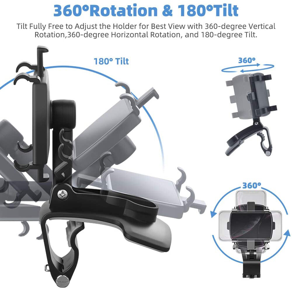 Universal Car Dashboard Mount Holder Stand Clamp Cradle For Cell Phone iPhone