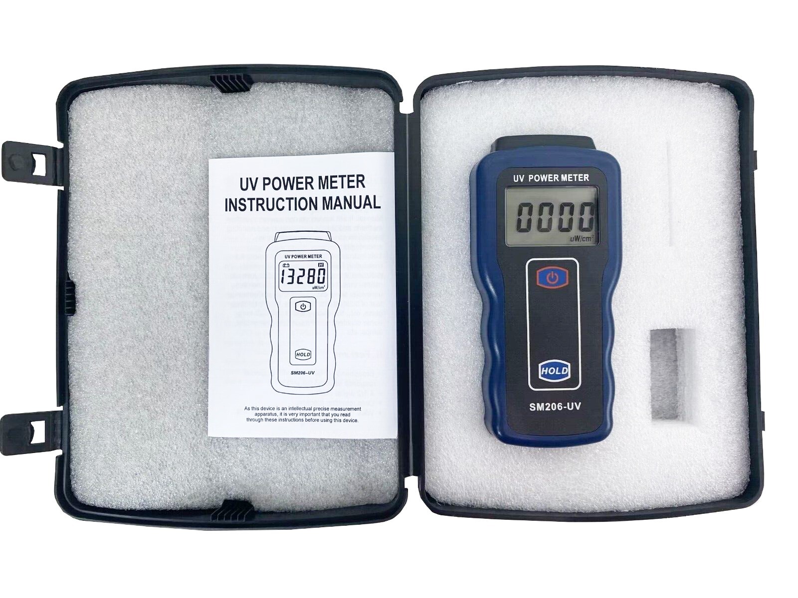 UV Power Meter UV Light Source Radiation Intensity Tester for Ultraviolet Lamp