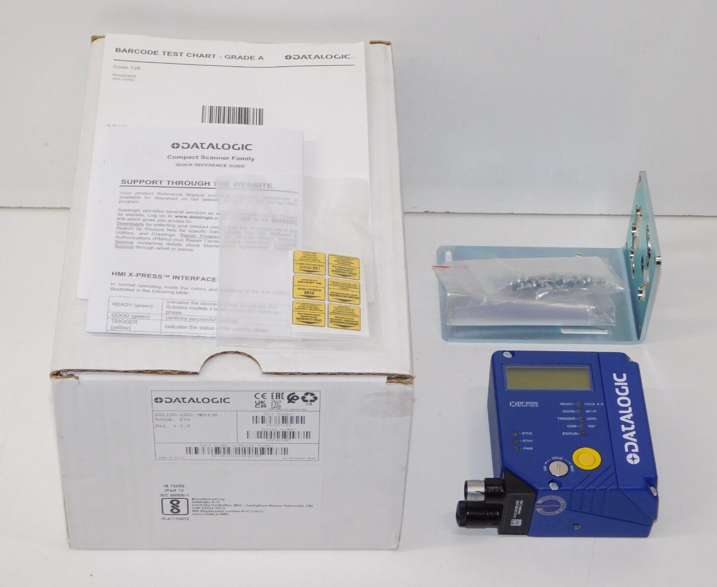 New Datalogic DS5100-1300 Press Interface Industrial Barcode Scanner Reader Unit