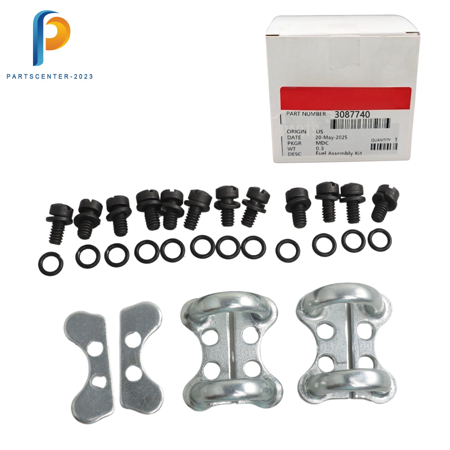 Fuel Crossover Plates O-ring Screws Assy Set for Cummins 855 Engine 147100