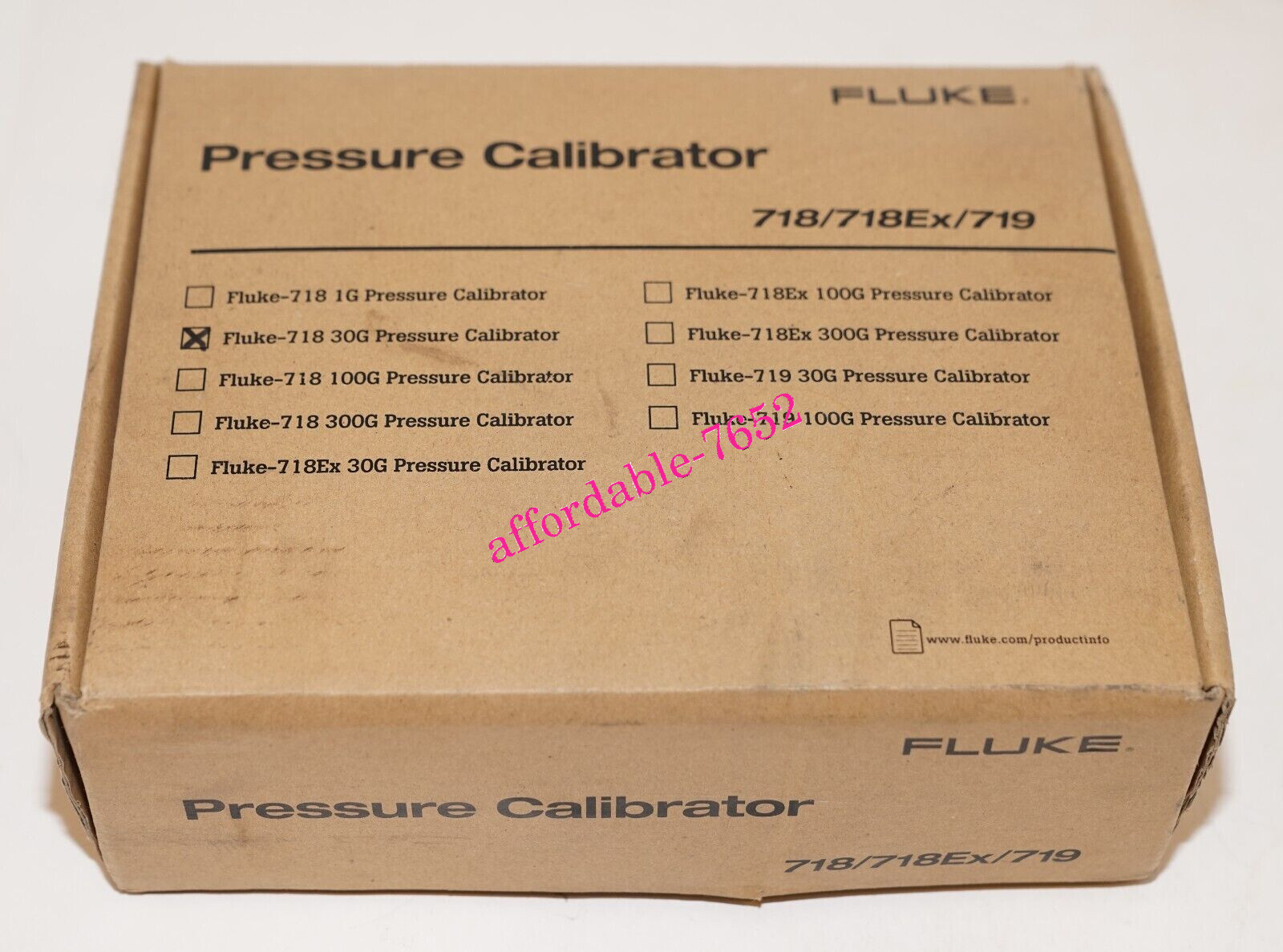NEW FLUKE 718-30G PRESSURE CALIBRATOR DHL or FedEx