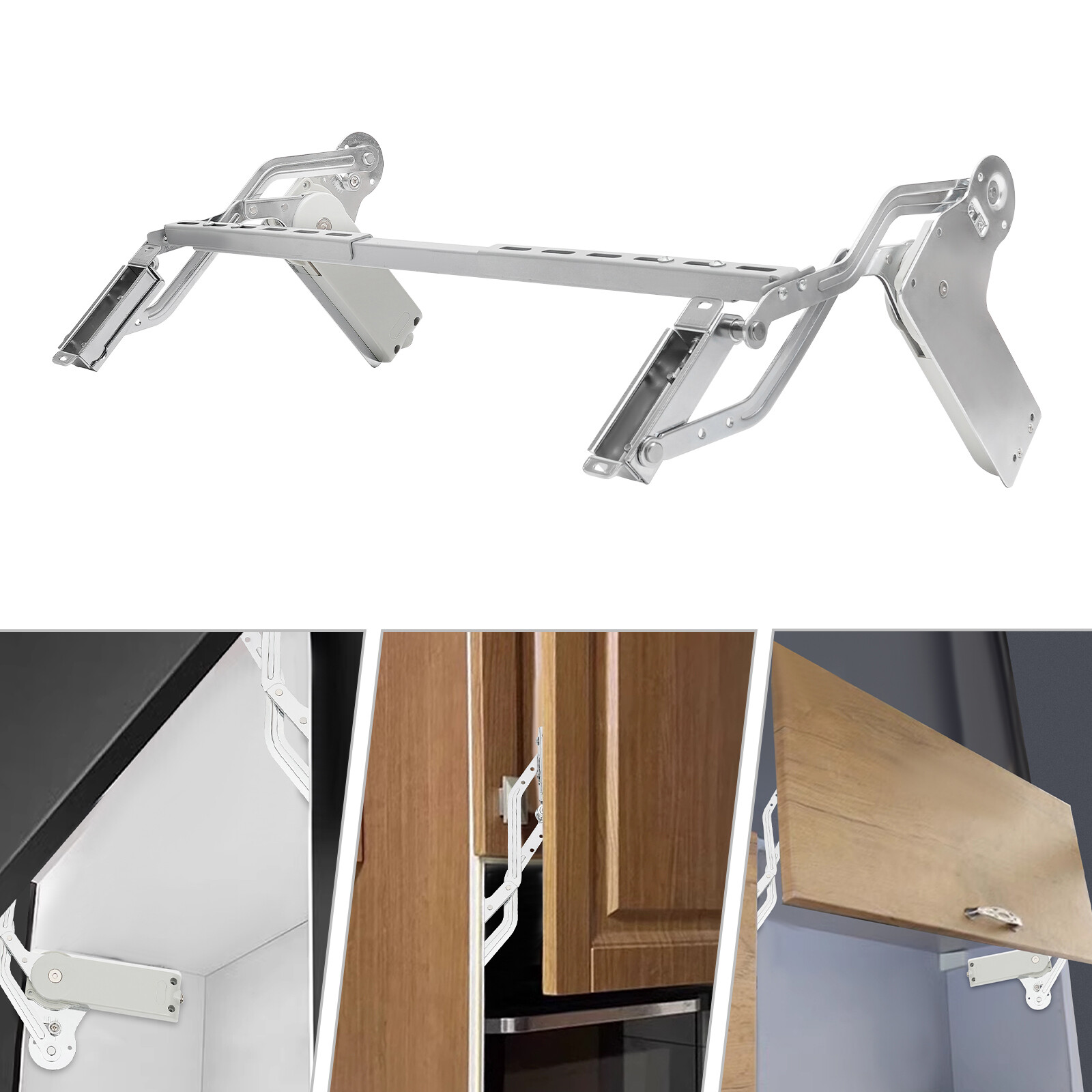 Hydraulic Adjustable Mounting Buffer Cabinet Door Hinges Arm Mechanism Hinges US