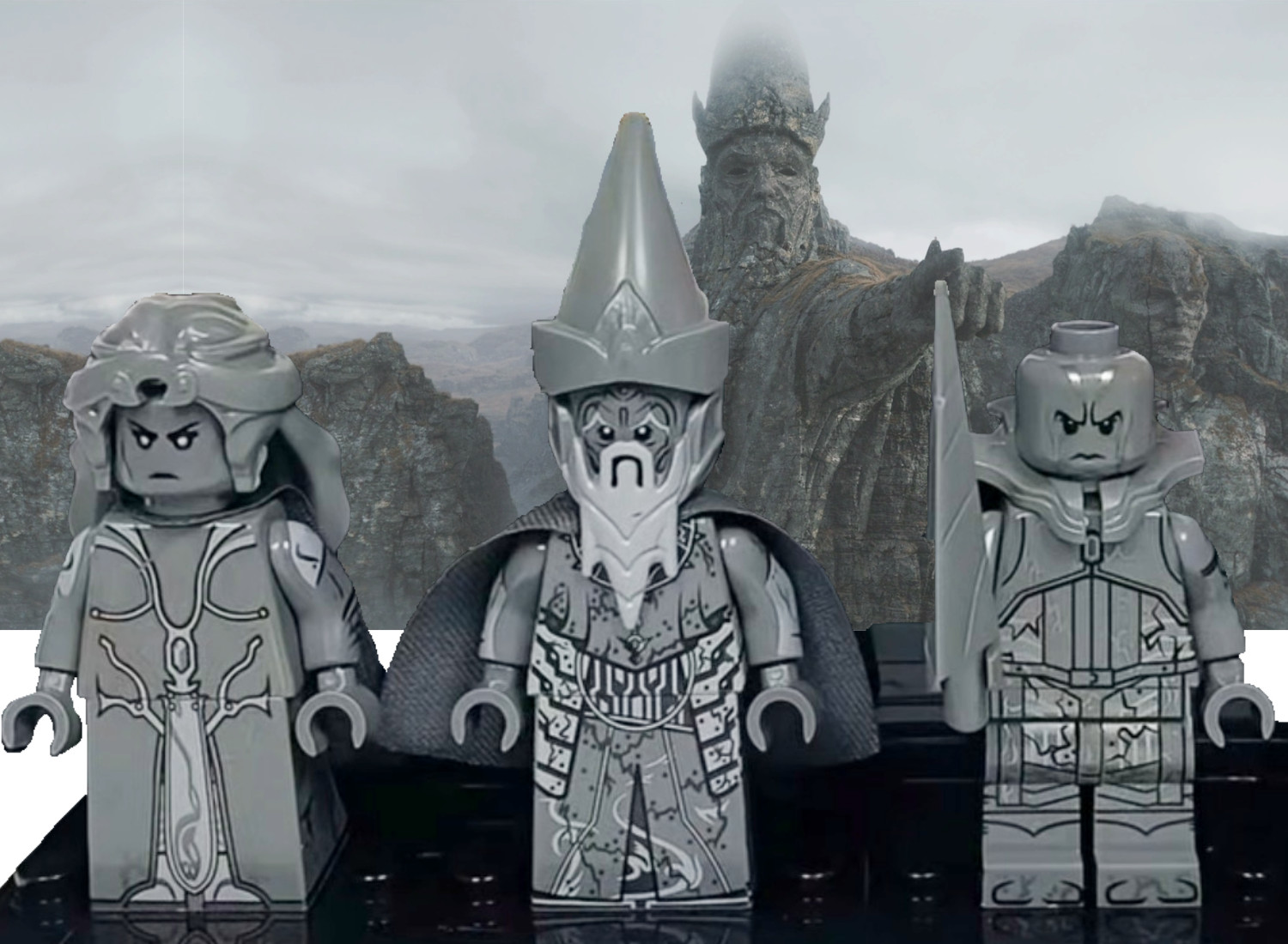 Mortis Gods Statues - custom minifigures rebels