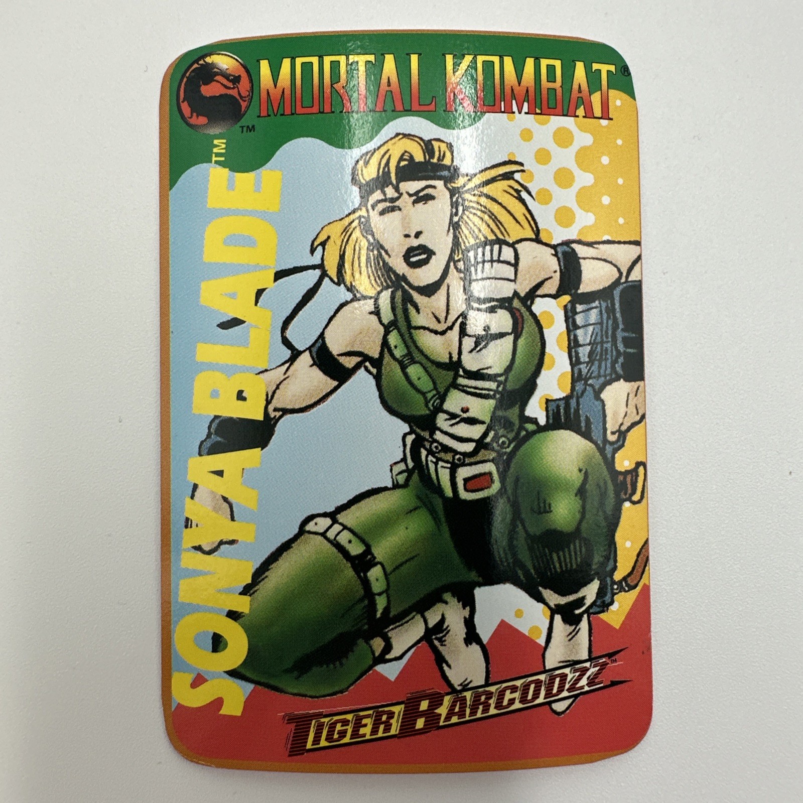 Mortal Kombat Tiger Barcodzz Card Lot Of 20 Sub Zero Scorpion Rayden Free Ship