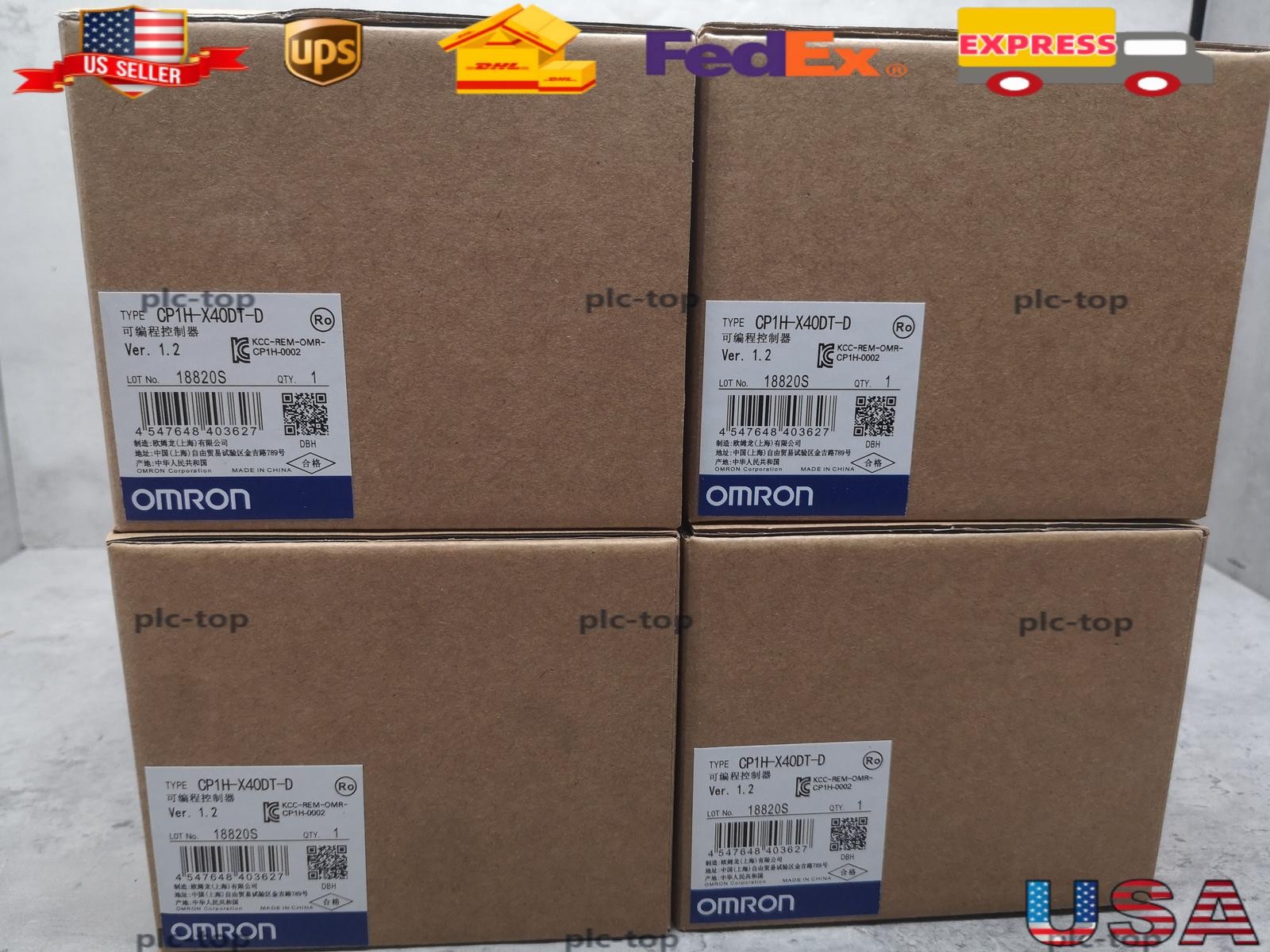 1PC Omron CP1H-X40DT-D PLC CP1HX40DTD New In Box Fast Shipping  US Free TAX