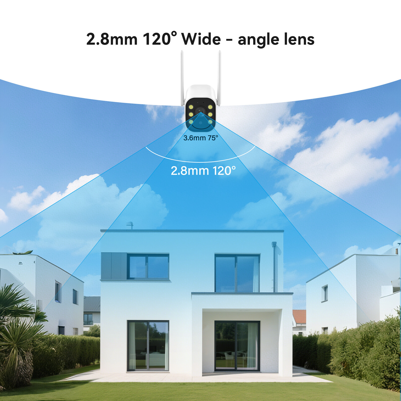 JENNOV 10CH 5MP Wifi NVR Wireless CCTV Security Camera System Outdoor 1TB HDD