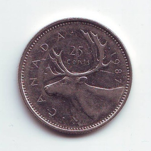 CANADA - 25 Cents - Elizabeth II 1987 - Nickel • 5.05 g • ⌀ 23.88 mm