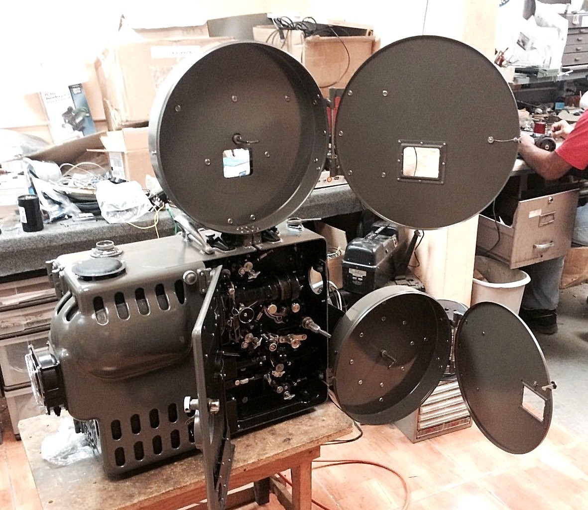 Simplex Acme Portable 35mm Sound Projector updated Dolby Stereo fully restored