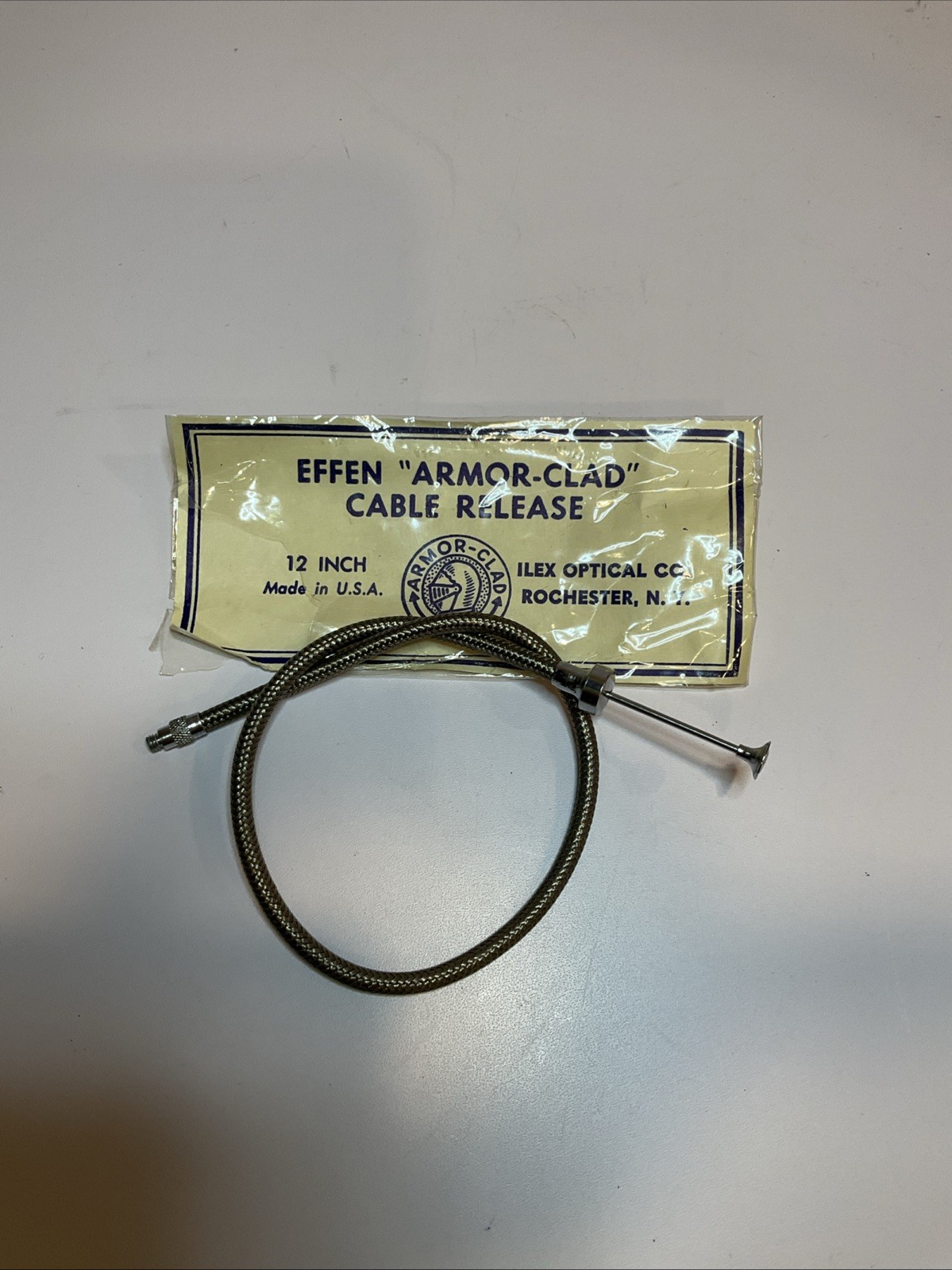 Vintage EFFEN “Armor-Glad  Shutter Release Cabe 12” USA