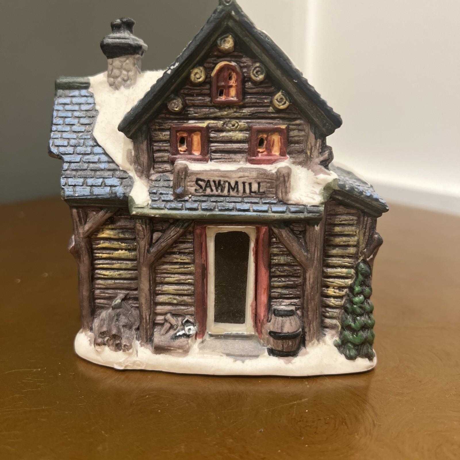 Porcelain Sawmill Glass Door Can Be Made To Night Light (no Light Included)