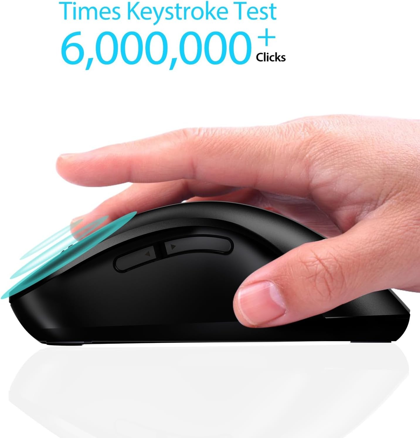 2.4G Wireless Mouse, 1400 DPI Computer Mice with USB Receiver, Portable Wirel...