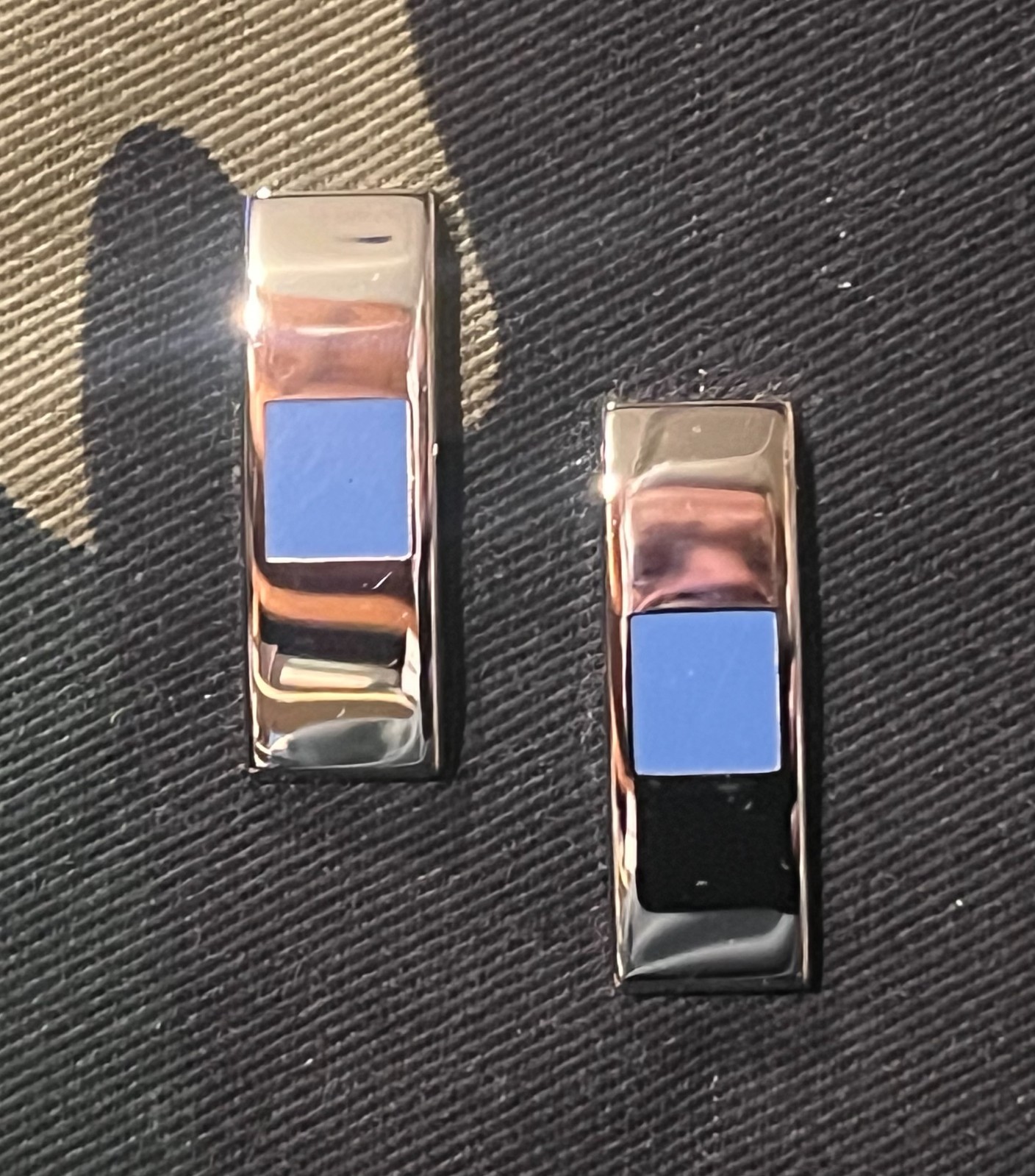 US AIR FORCE WARRANT OFFICER WO-1  RANK INSIGNIA; FULL SIZE PAIR **NEWEST RANK**