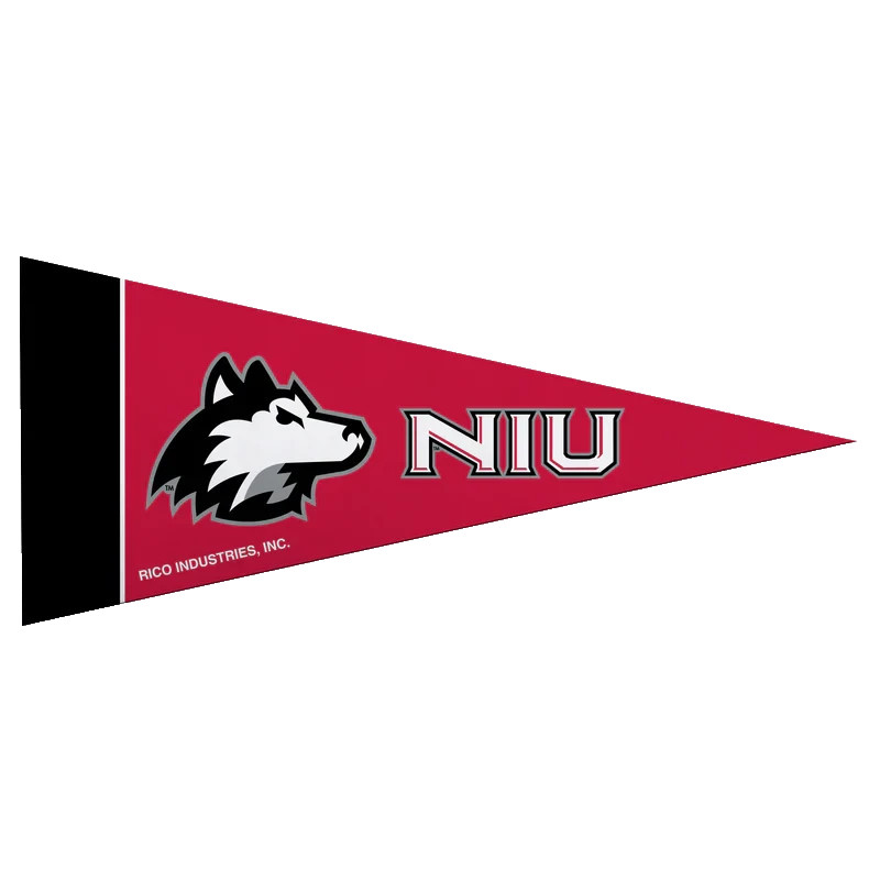 Northern Illinois Huskies NIU Mountain West Mini Pennant 4”x9" NCAA New 2026