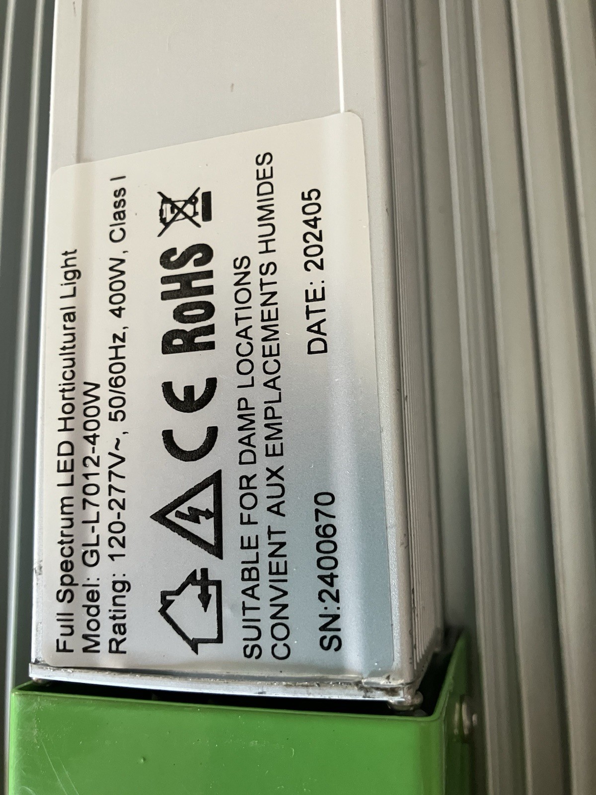 TopoGrow LED Grow Light 400 Watts