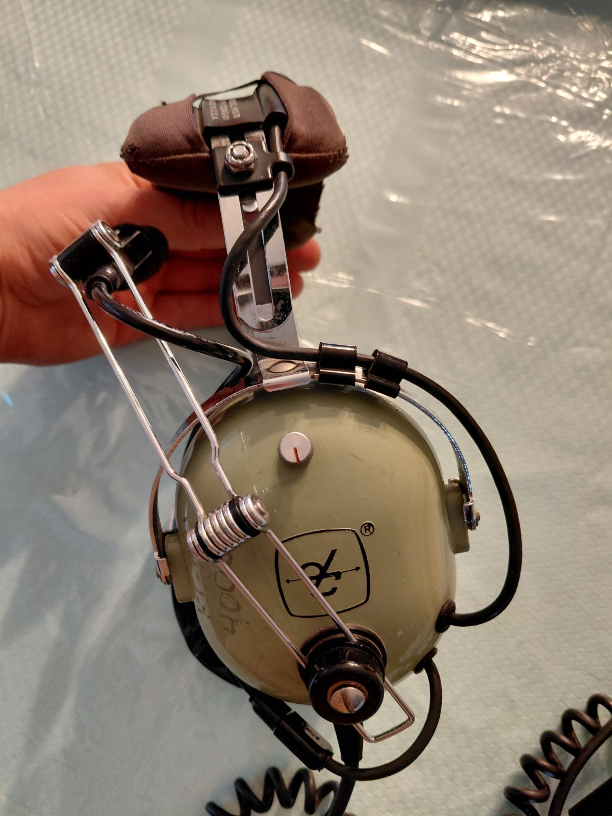 David Clark Model H10-76 Aviation Headset With GA Airplane Adapter