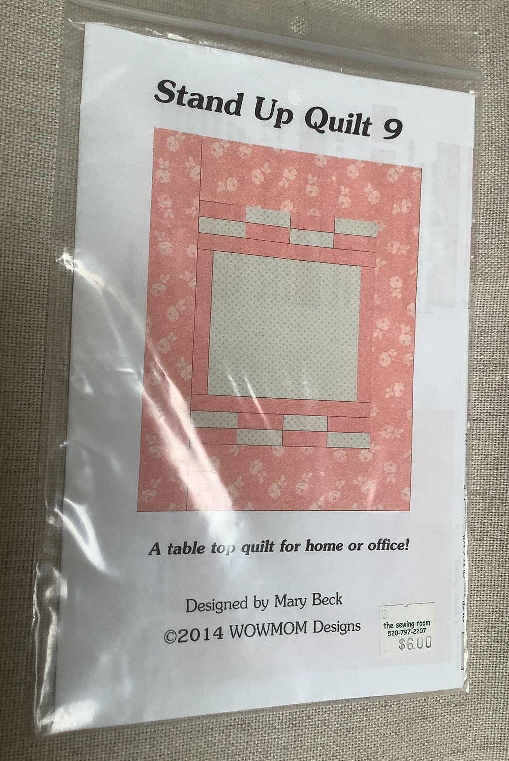 Stand Up Quilt 9 Pattern Table Top Quilt for Home or Office WowMom Designs