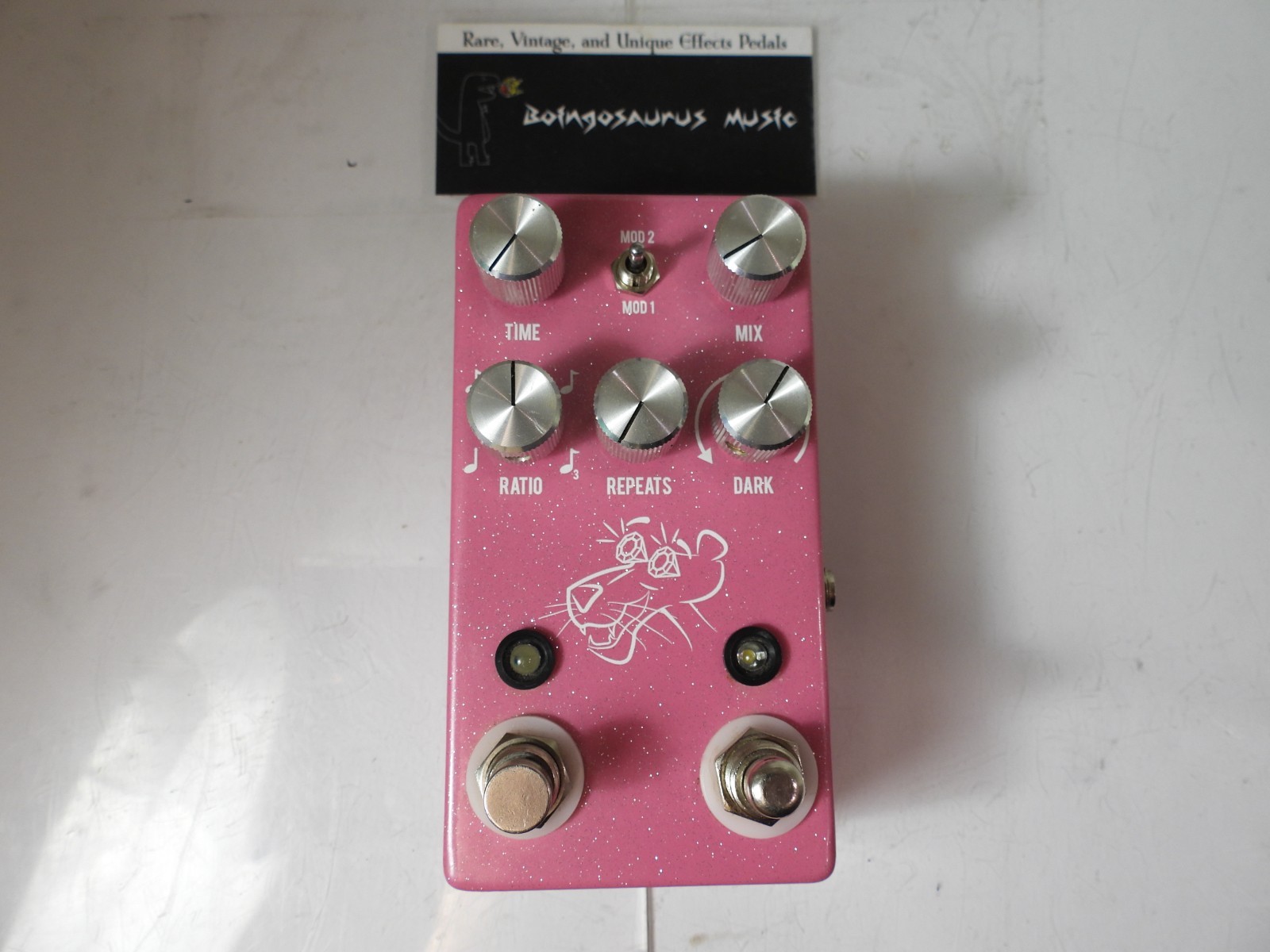 JHS Pink Panther Delay Effects Pedal Free USA Shipping