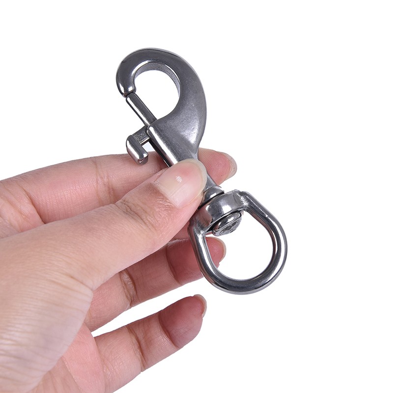 Stainless Steel Bolt Snap Hook Clip Diving Singel Hook BCD Accessories Tool.t2