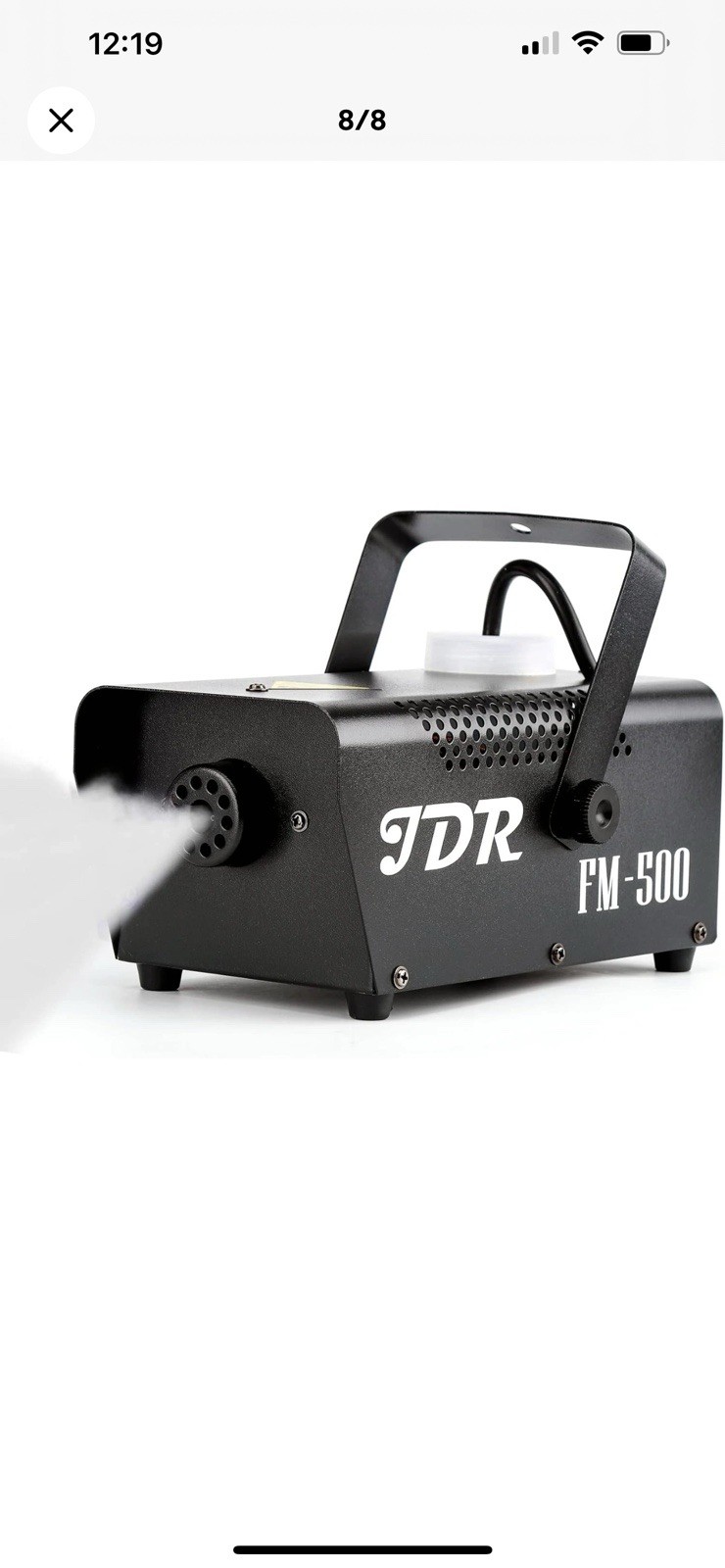 Fog Machine JDR Mini 500W Smoke Machine with Auto Mode and Wireless Remote Co...