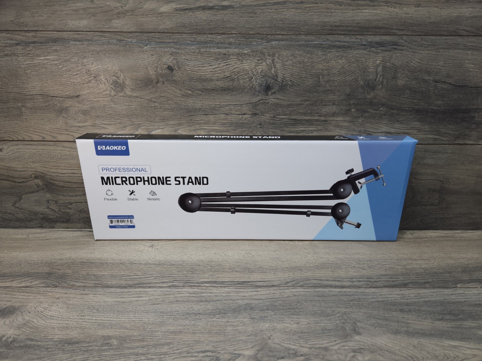 AOKEO AK-36  Professional Metal Microphone Stand New Flexible Stable Metallic