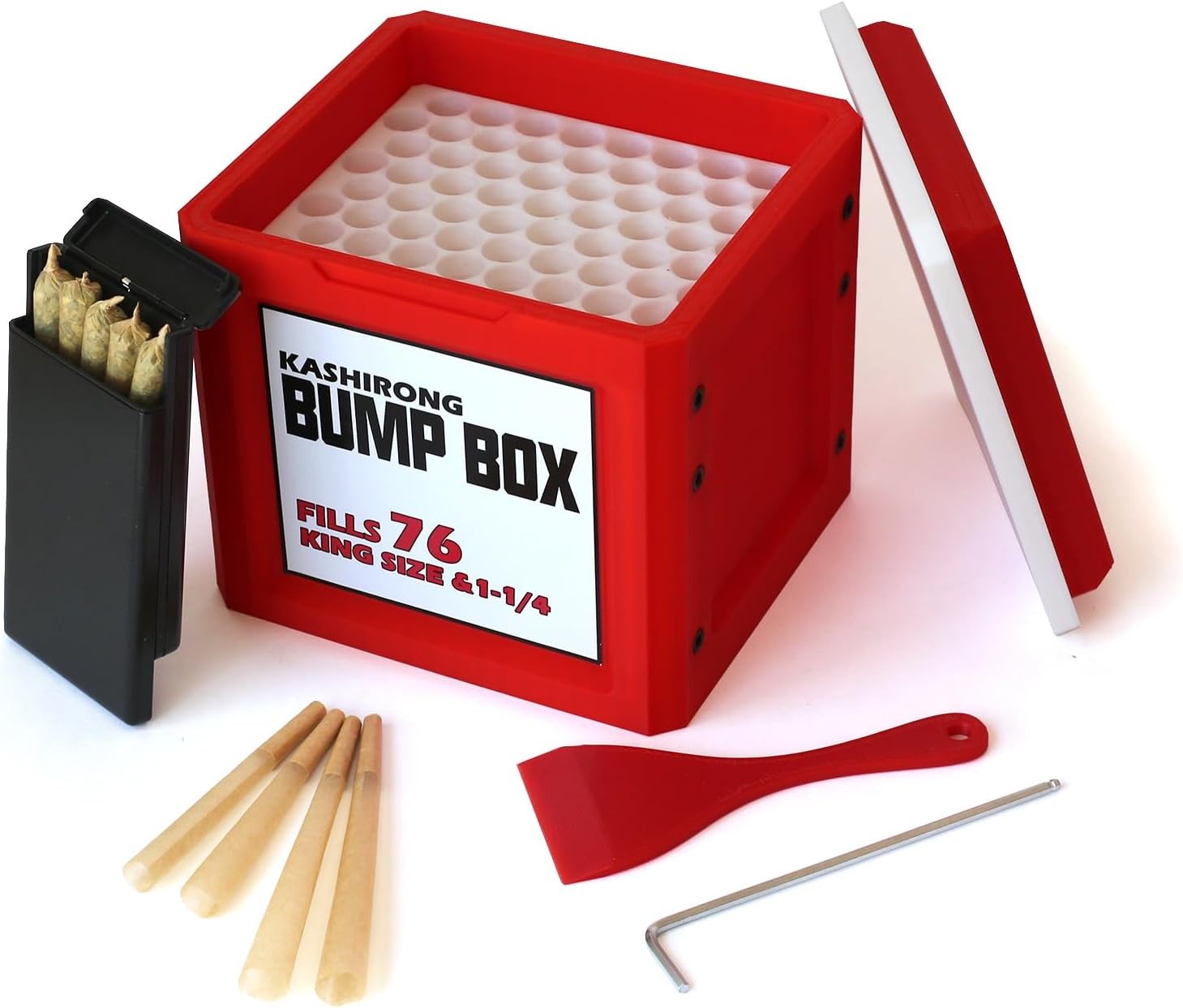 Bump Box - 76 Cone Packer & Filler - Pre-Rolled Machine Stuffer -...