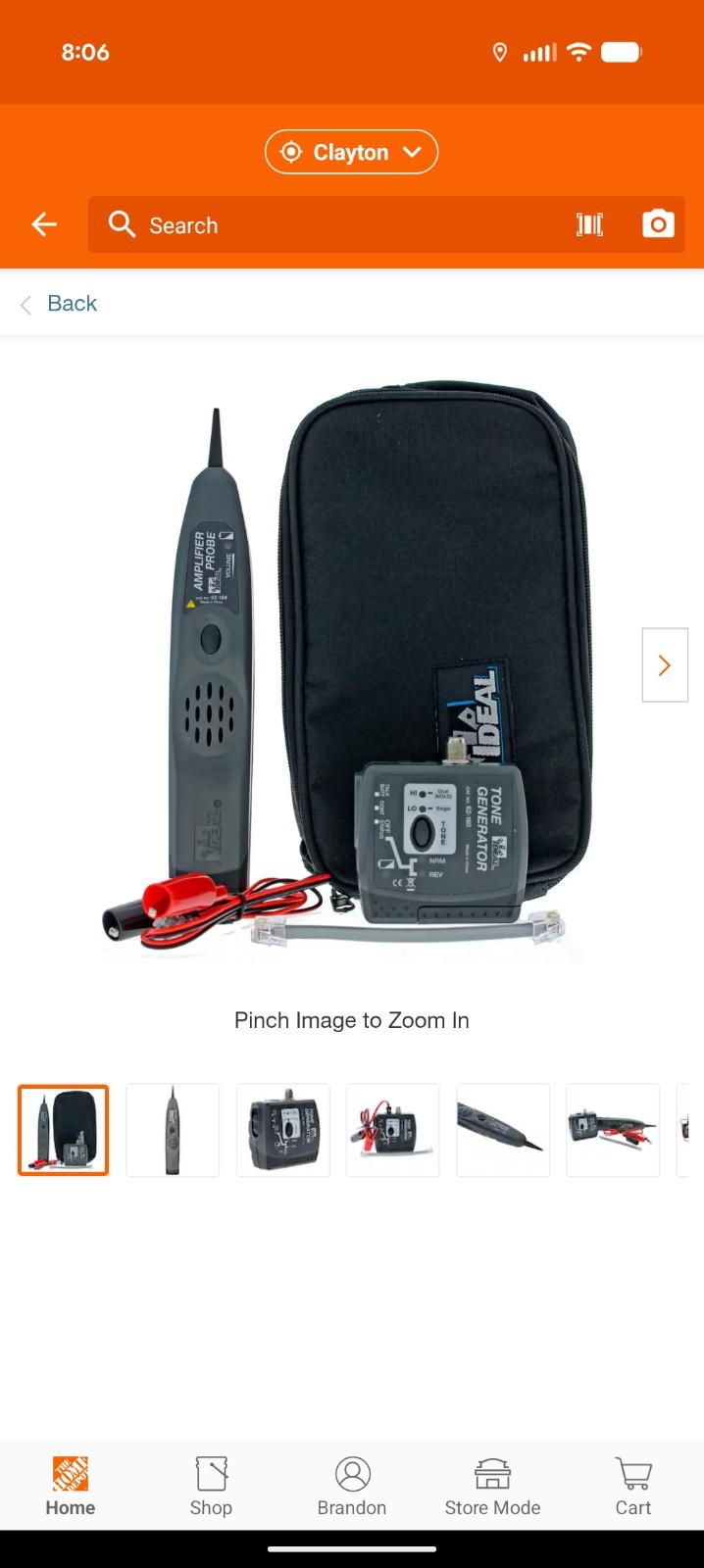Ideal 33-864 Pro Tone & Probe Cable Tracing Kit RJ11 RJ45 Coax F-Type